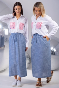Костюм с юбкой 4321-4322-03 Kivviwear