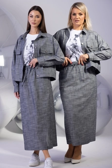 Костюм с юбкой 4323-4322-01 Kivviwear
