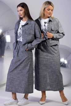 Костюм с юбкой 4323-4322-01 Kivviwear