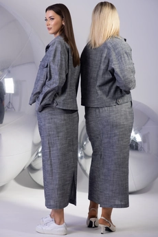 Костюм с юбкой 4323-4322-01 Kivviwear
