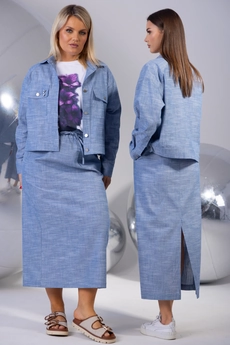 Костюм с юбкой 4323-4322-03 Kivviwear