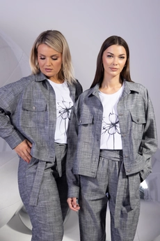 Костюм брючный 4323-4324-01 Kivviwear