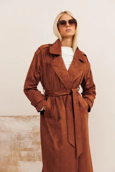 Тренчкот 11001 коричневый KOKOdea