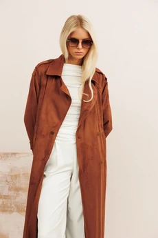 Тренчкот 11001 коричневый KOKOdea