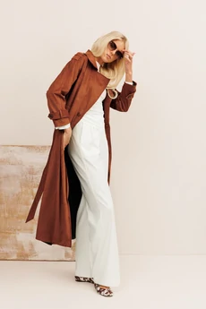 Тренчкот 11001 коричневый KOKOdea