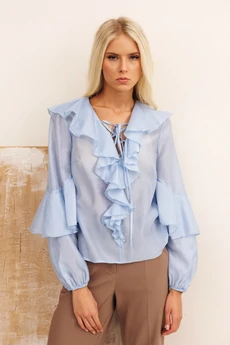 Блузка 20010 голубой KOKOdea