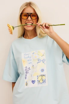 Джемпер 21003 голубой KOKOdea