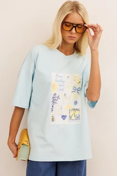 Джемпер 21003 голубой KOKOdea