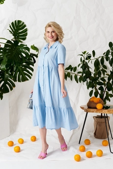 Платье 212980 голубой KOKOdea