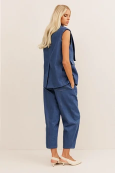 Костюм брючный 30012 синий KOKOdea