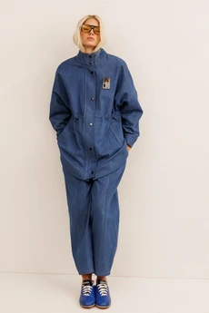 Костюм брючный 30013 синий KOKOdea