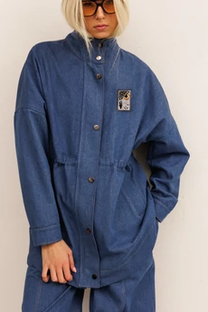 Костюм брючный 30013 синий KOKOdea