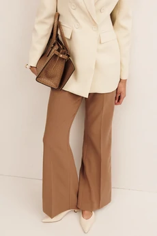 Костюм брючный 30015 бежевый + песок KOKOdea