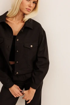 Костюм с юбкой 31006 чёрный KOKOdea