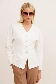 Жакет 80009 молочный KOKOdea