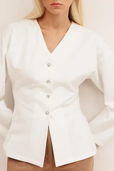 Жакет 80009 молочный KOKOdea