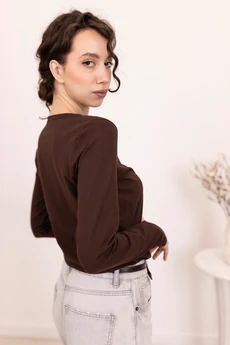 Джемпер 42903G шоколад КУПАЛИНКА