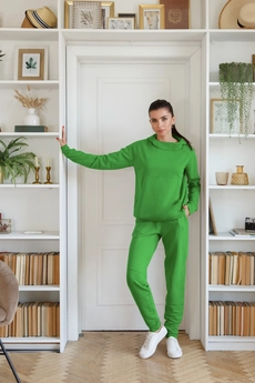 Спортивный костюм 1386 зеленый LADIS LINE