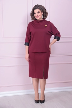 Костюм с юбкой 1418 LADIS LINE