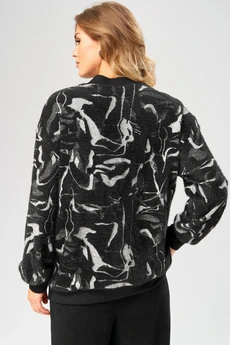 Джемпер 104 серо-черный LAIKONY