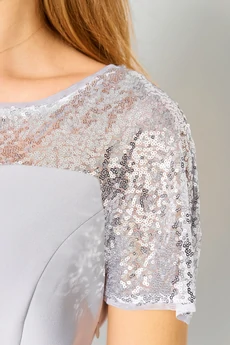 Платье 114 светло-серый LAIKONY