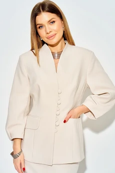 Костюм с юбкой 124 бежевый LAIKONY