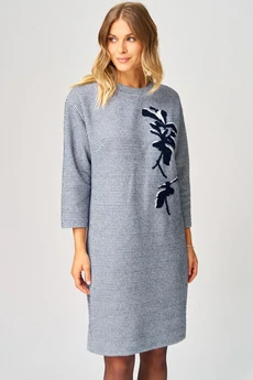 Платье 183 сине-белый LAIKONY