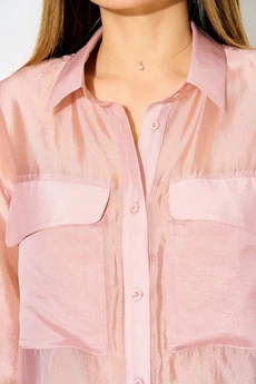 Блузка 382-1 пыльная роза LAIKONY