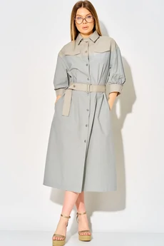 Платье 434 серо-голубой LAIKONY