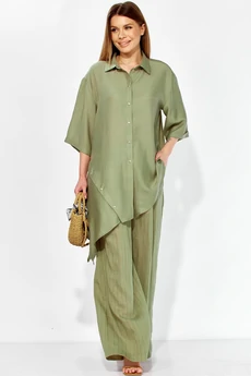 Костюм брючный 444 олива LAIKONY