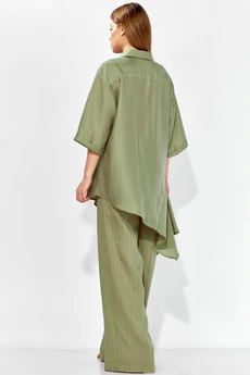 Костюм брючный 444 олива LAIKONY