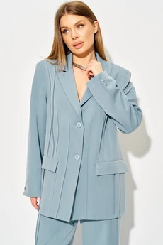 Костюм брючный 484 голубой LAIKONY