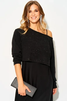 Джемпер 504-1 черный LAIKONY