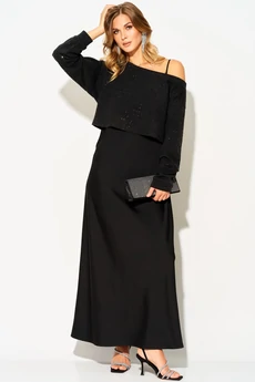 Джемпер 504-1 черный LAIKONY