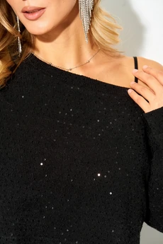 Джемпер 504-1 черный LAIKONY