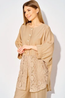 Костюм брючный 534 бежевый LAIKONY