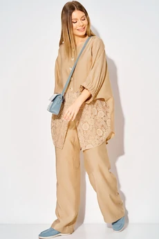 Костюм брючный 534 бежевый LAIKONY