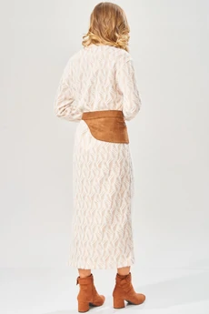 Платье 573 бежевый LAIKONY