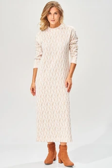 Платье 573 бежевый LAIKONY