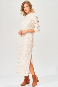 Платье 573 бежевый LAIKONY