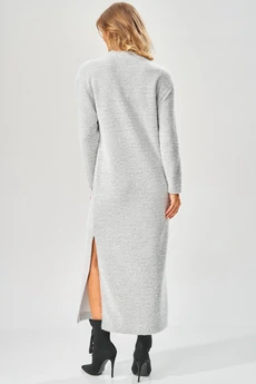 Платье 573 серый зигзаг LAIKONY