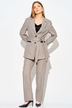 Костюм брючный 743 бежевый LAIKONY