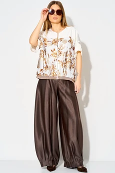 Брюки 834-2 шоколадный LAIKONY