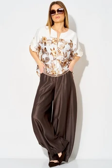 Брюки 834-2 шоколадный LAIKONY