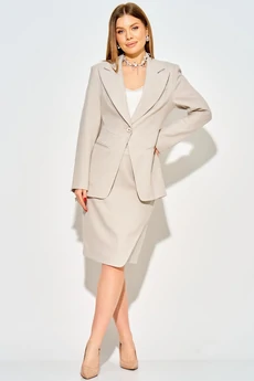 Костюм с юбкой 843 латте LAIKONY