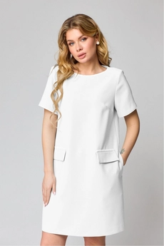 Платье 461 белый LAIKONY