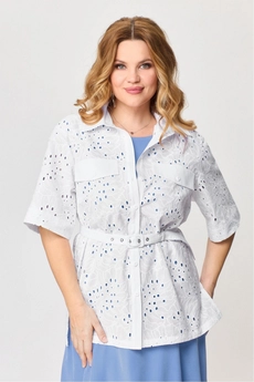 Костюм с платьем 491 голубой LAIKONY