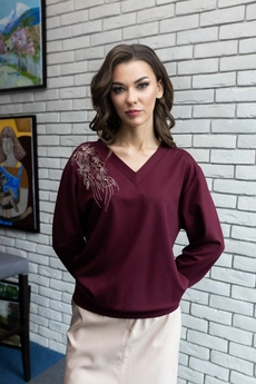 Джемпер 6032 бордо LARICI