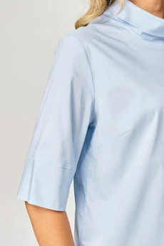Блузка 8142 голубой LARINI