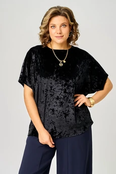 Блузка 9609 черный LARINI